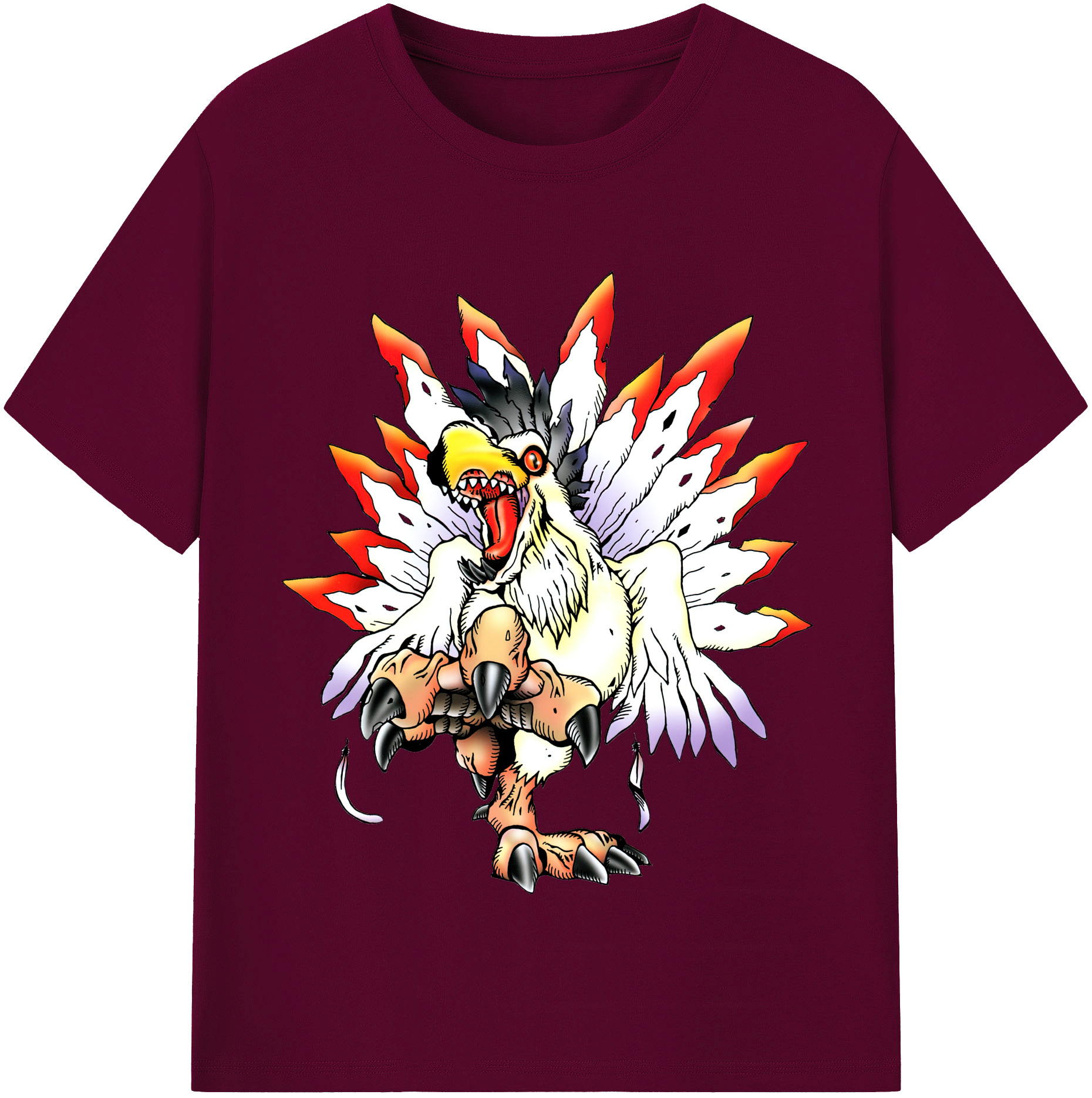 （画像用） Digimon デジタルモンスター/デジモン レディースカジュアルプリントTシャツ（綿100％）